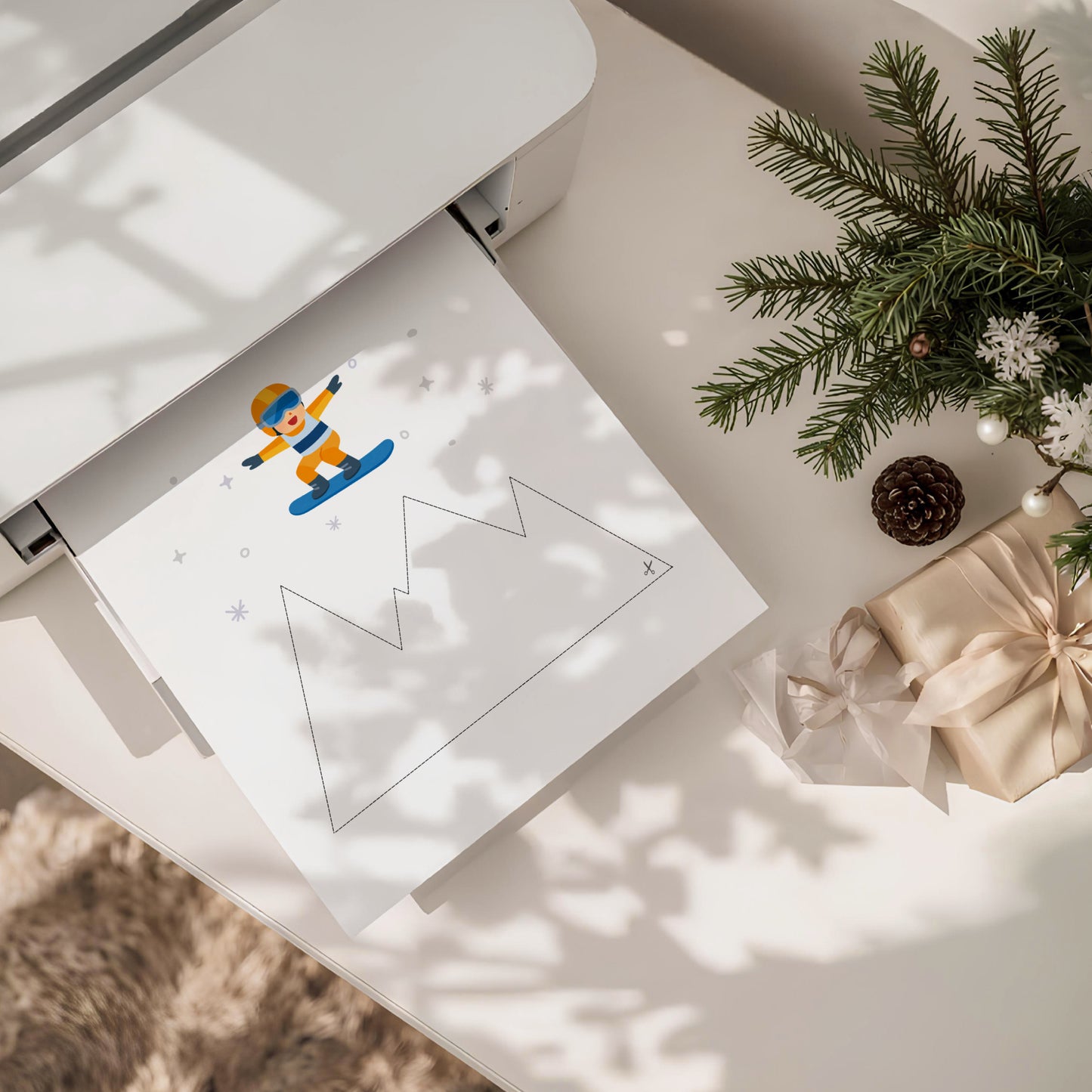 Geldgeschenk · Winter & Weihnachten · Snowboard · Ab auf die Piste