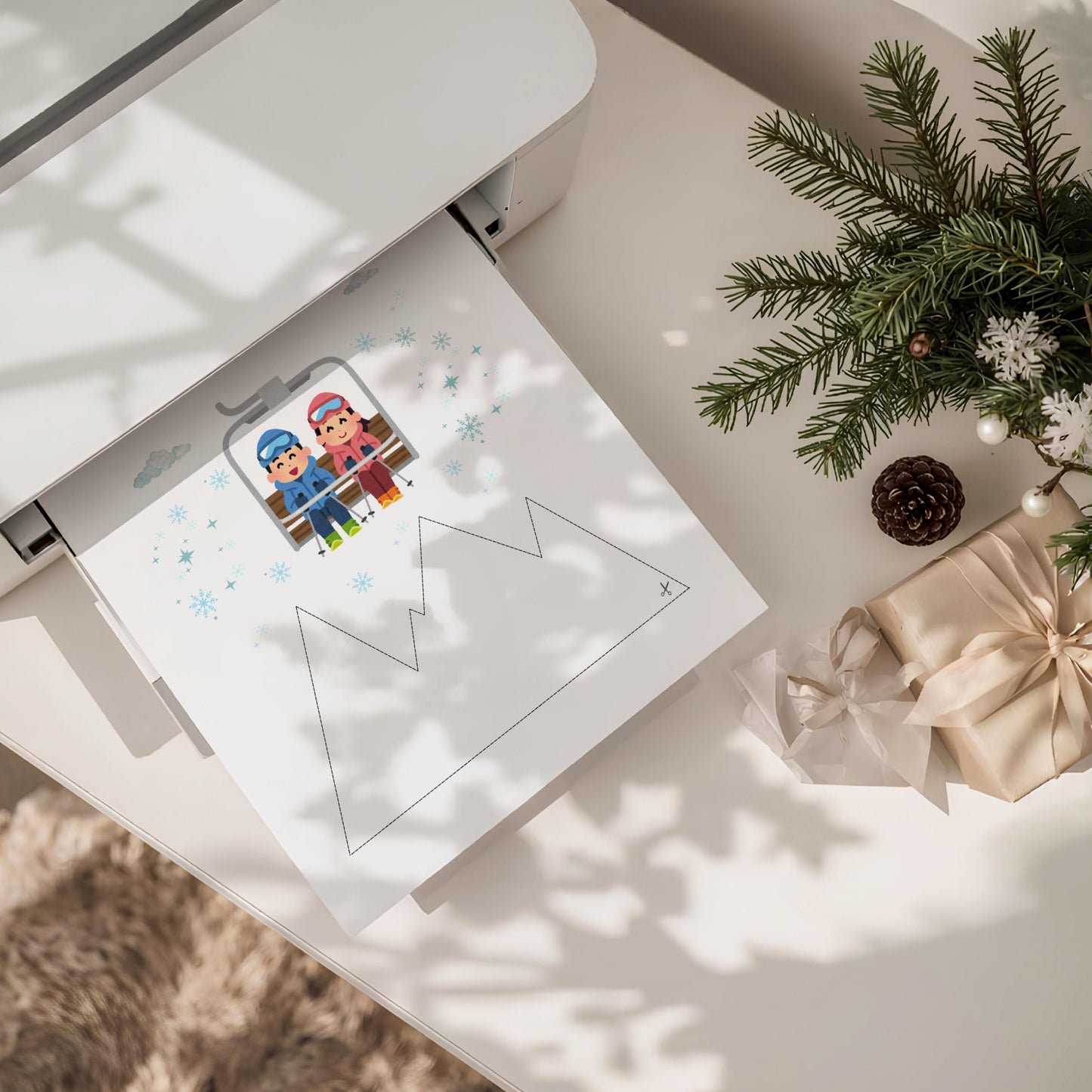 Geldgeschenk · Winter & Weihnachten · Für euren nächsten Ski Urlaub (mit Namen)