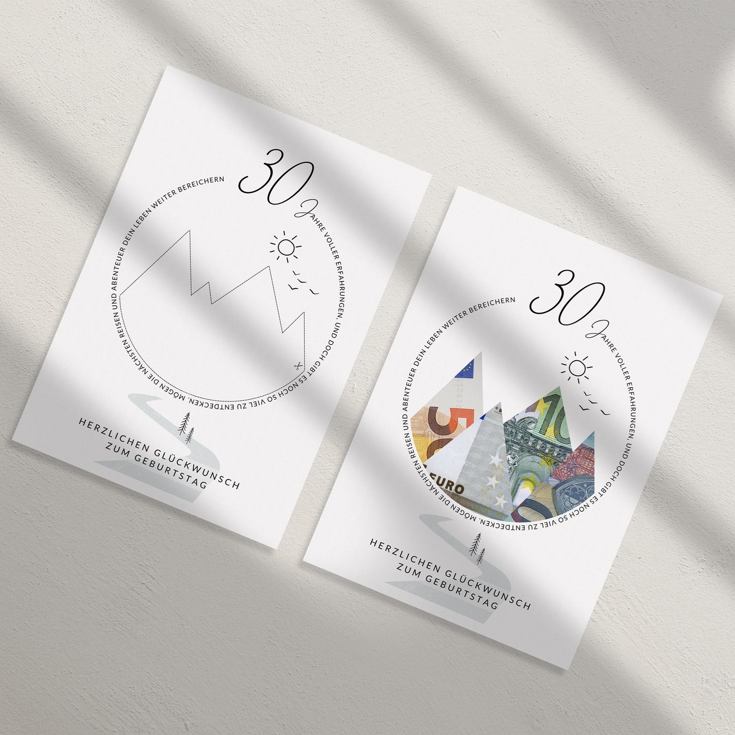 Geldgeschenk · Geburtstag · Runder Geburtstag