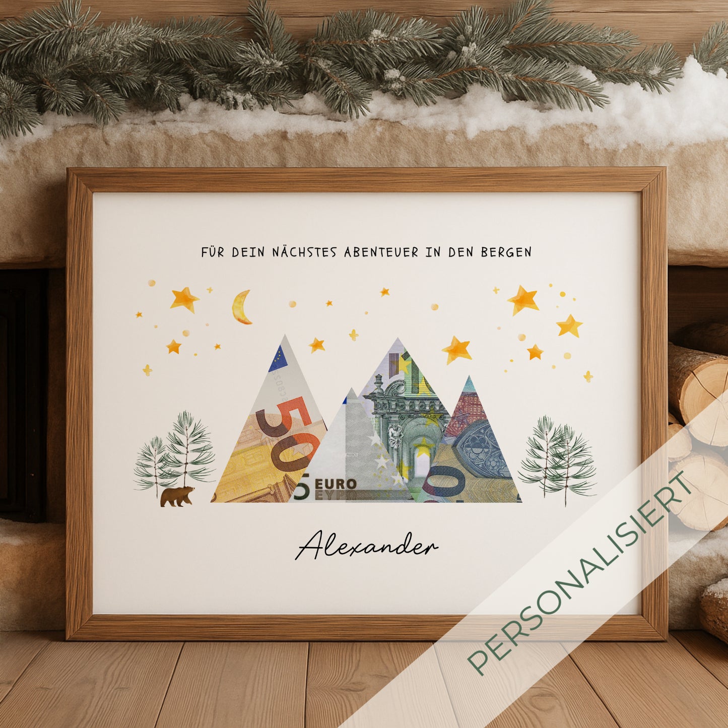 Geldgeschenk · Winter & Weihnachten · Abenteuer in den Bergen