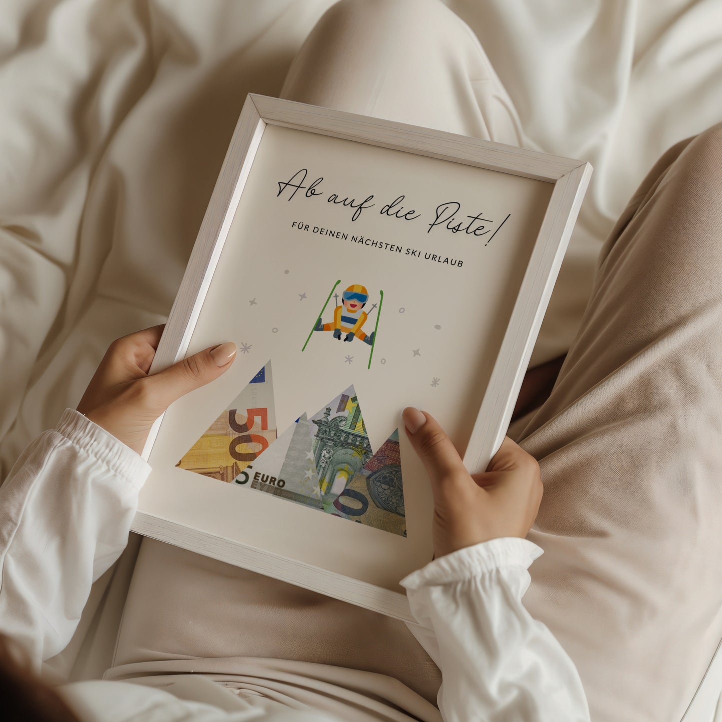 Geldgeschenk · Winter & Weihnachten · Ski · Ab auf die Piste