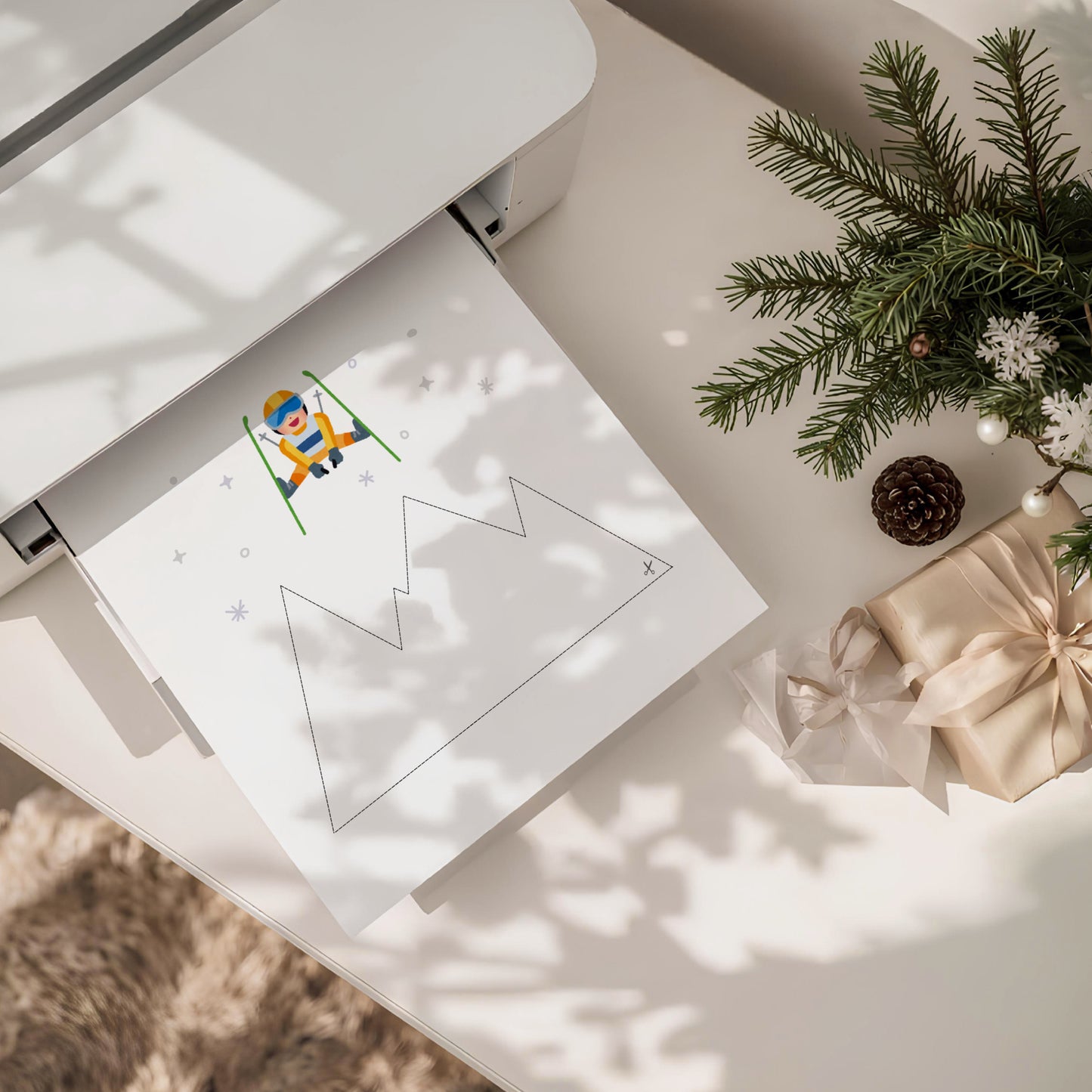 Geldgeschenk · Winter & Weihnachten · Ski · Ab auf die Piste