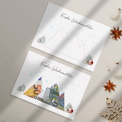 Money gift · Christmas · Merry Christmas Snowflakes