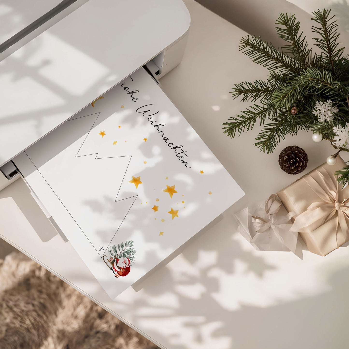 Geldgeschenk · Weihnachten · Frohe Weihnachten Sterne