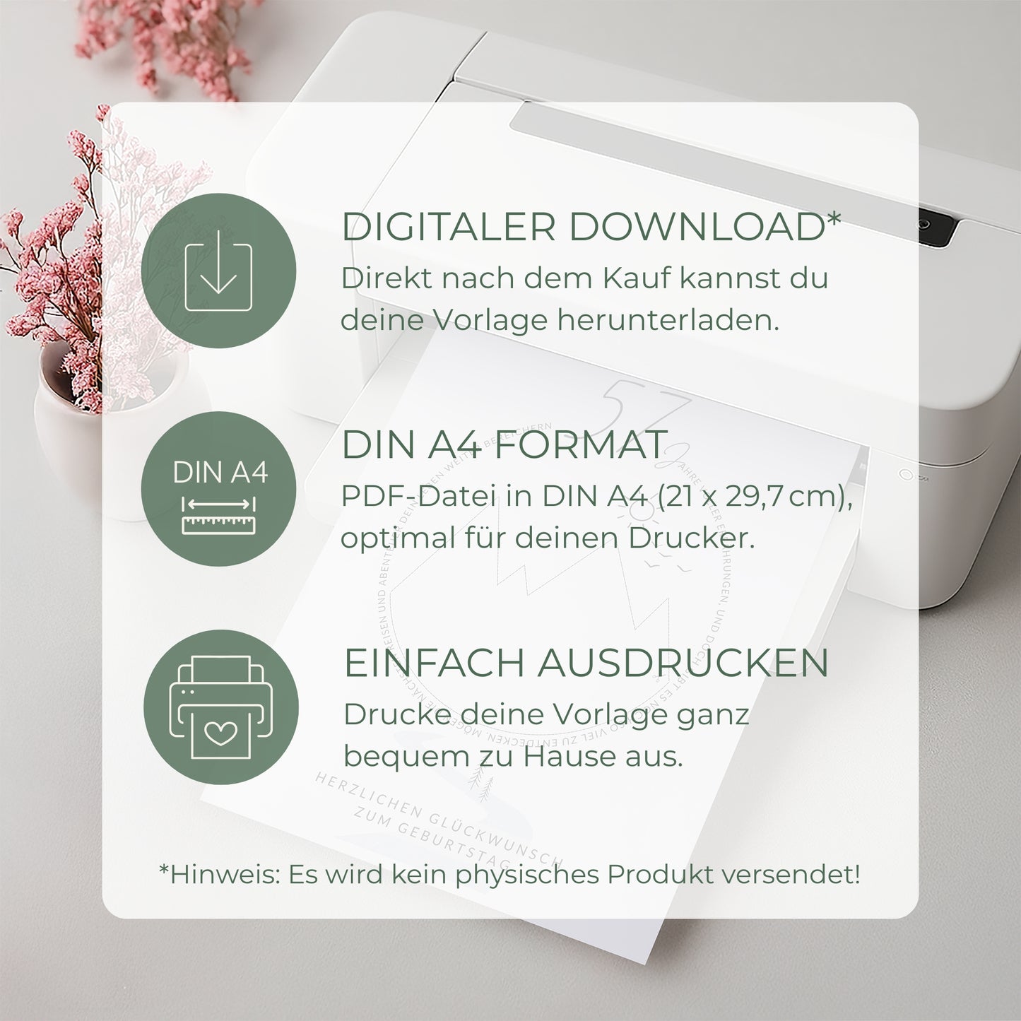 Geldgeschenk · Geburtstag · Reise- & Wandergutschein (mit Wunschzahl)