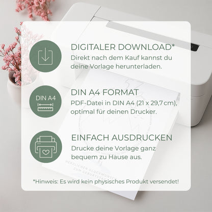 Geldgeschenk · Geburtstag · Reise- & Wandergutschein (mit Wunschzahl)