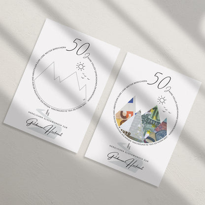 Monetary gift · Wedding anniversary · 50 years Golden Wedding