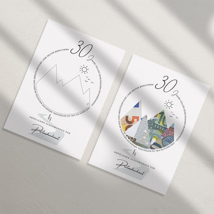 Monetary gift · Wedding anniversary · 30 years Pearl wedding